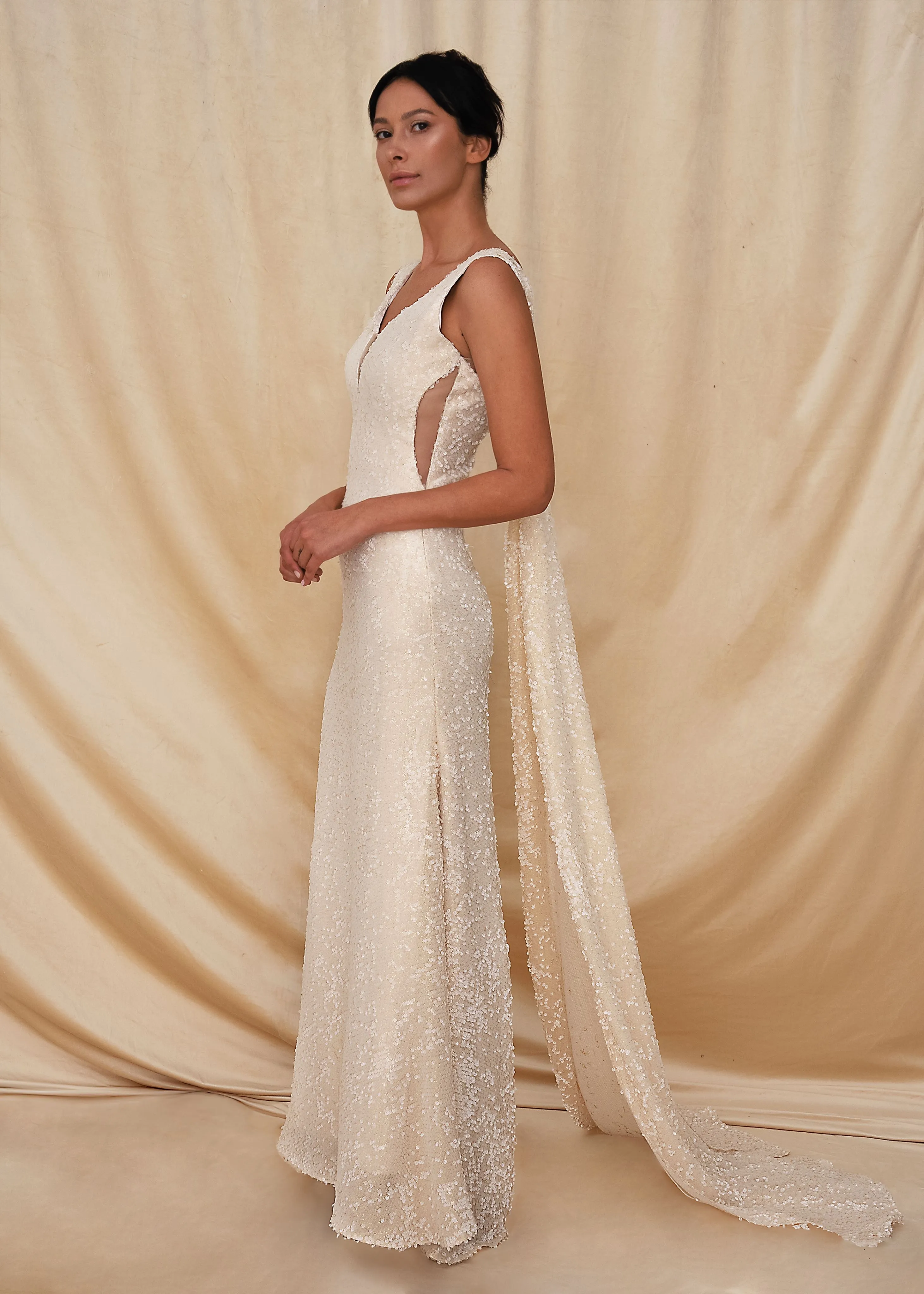 فستان ترتر شيمري