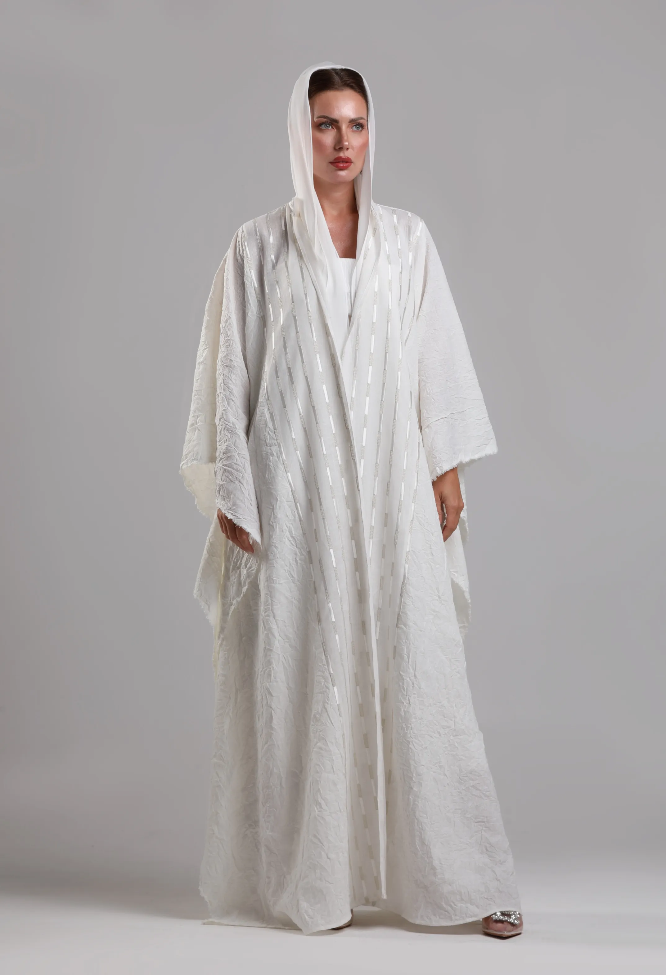 عباية لينن مجعد