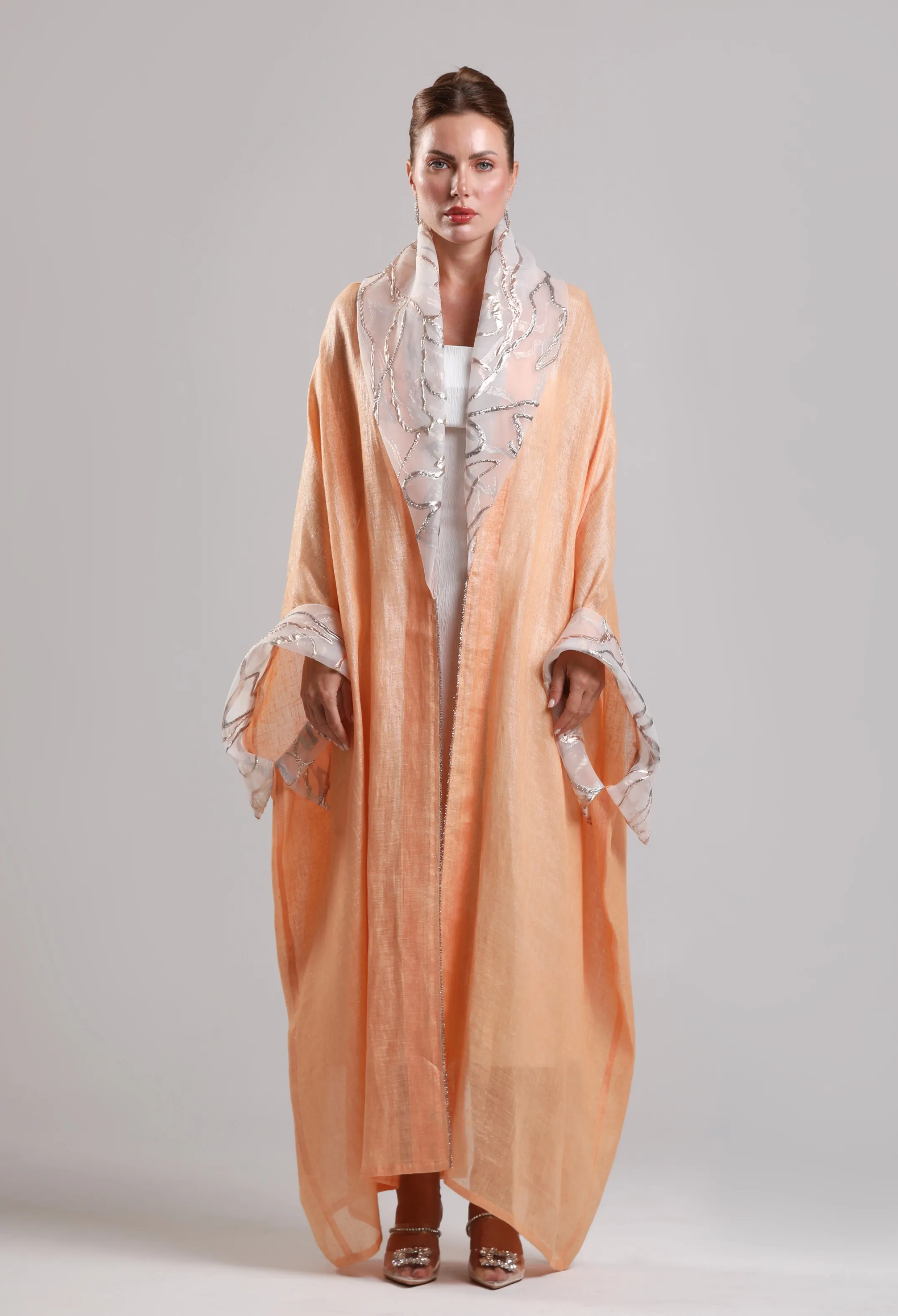 بشت لينن فاخر  _ الأورنج