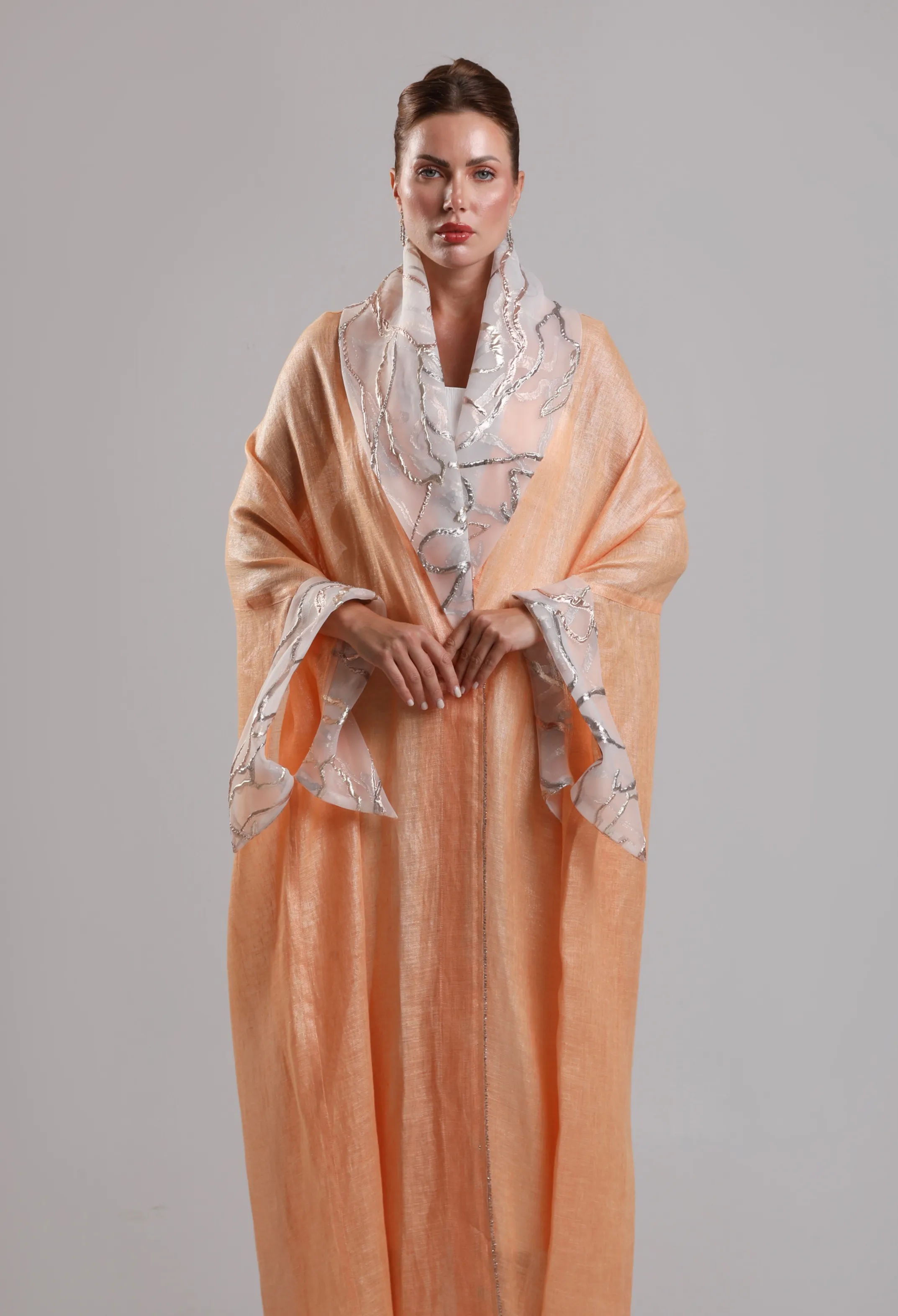 بشت لينن فاخر  _ الأورنج